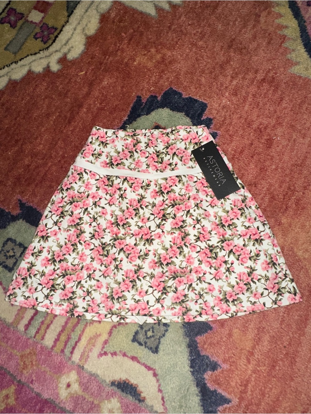 Astoria Pink Floral A-Line Skirt